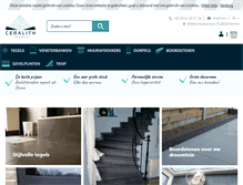 Tablet Screenshot of ceralith.be
